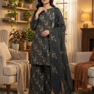 3pc Digital Printed lawn dress (unstitched)