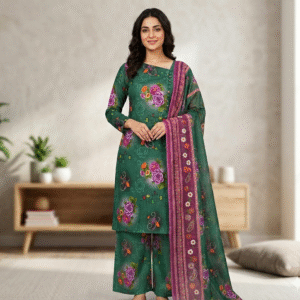3pc Digital Printed lawn dress (unstitched)