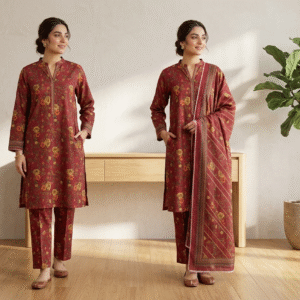 3pc Digital Printed lawn dress (unstitched)