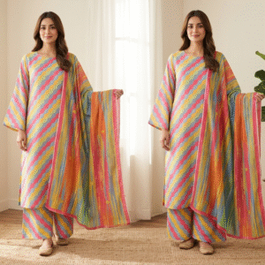 3pc Digital Printed lawn dress (unstitched)
