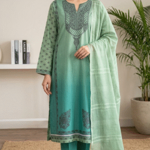 3pc Digital Printed lawn dress (unstitched)