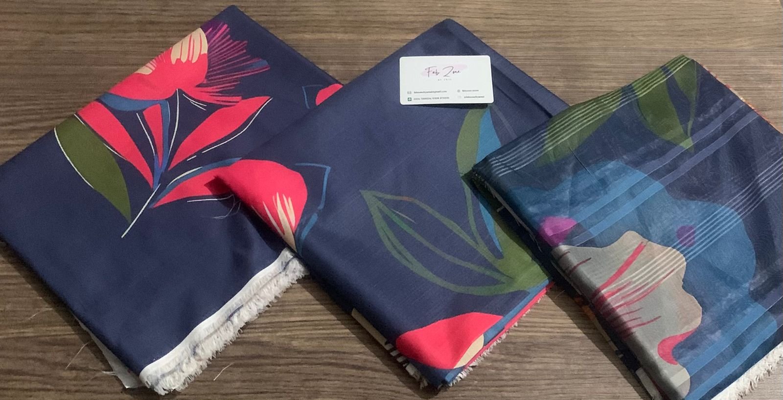 3pc Digital Printed lawn dress (unstitched) - Image 3