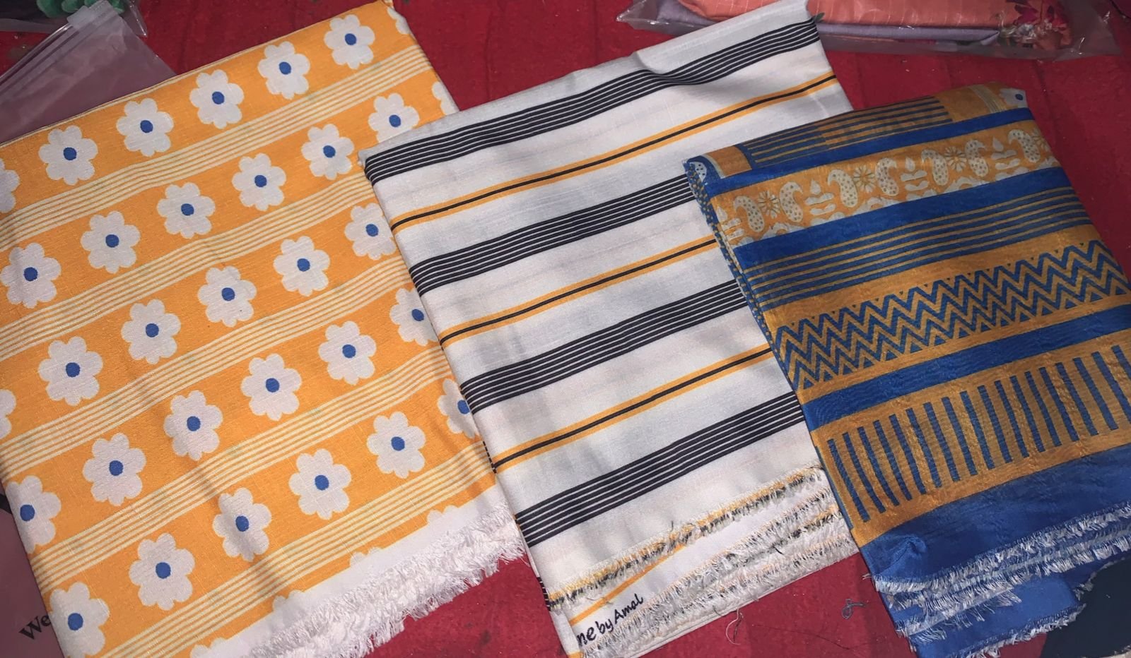 3pc Digital Printed lawn dress (unstitched) - Image 3