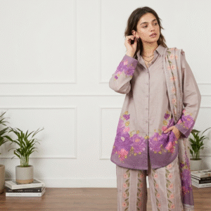 3pc Digital Printed Co-ord set (unstitched)