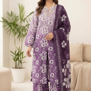 3pc Digital Printed Co-ord set (unstitched)