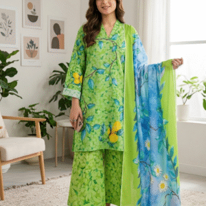 Green Floral Digital Printed Co-ord Set – Fab Zone by Amal